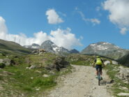 Oltre il rifugio Dondena che si trova a quota 2186 m.