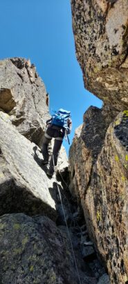 in calata dalla normale..