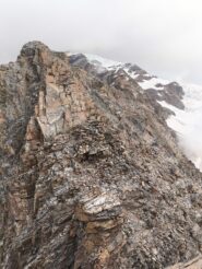 Attacco cresta vista dopo il Bivacco