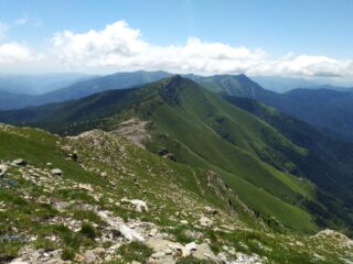 Dorsale del Missun vista dal Bertrand