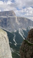 Vista dalla cengia dei camosci