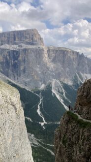Vista dalla cengia dei camosci