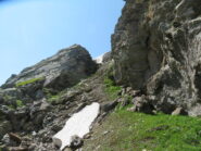 salita al M. Pelà, versante Arp Vieille