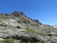 i Torrioni sommitali, visti da Plan Tsampigny (vallone di S. Grato)