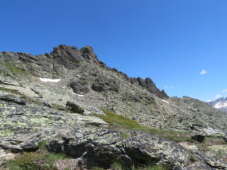 i Torrioni sommitali, visti da Plan Tsampigny (vallone di S. Grato)