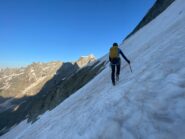 Il traverso sul secondo nevaio