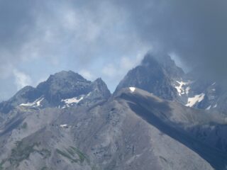P.ta Gastaldi e Visolotto dalla cima.