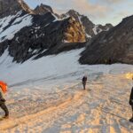 Poco sotto il Bivacco Città di Cantù