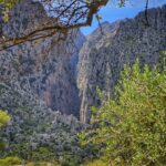 il canyon visto dall'avvicinamento