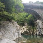 Attacco ferrata. CONTROLLARE SEMPRE IL LIVELLO DELL'ACQUA E LE PREVISIONI METEO PRIMA DI INIZIARE LA FERRATA !