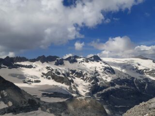 Dome de l'Arpont dal colle de la Dent Parrachée