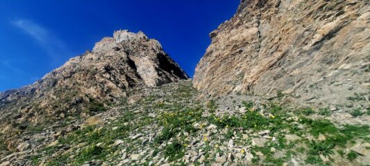 Breche de la Ruine lato lac d'Asti