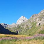 Salendo verso il Benevolo con la Granta Parei che sarà la costante del giro