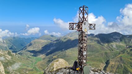 Dalla Cima delle Saline panorama verso Pian Marchisio e pianura