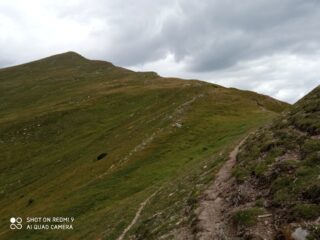 prima parte della cresta dopo il Passo della Chiave