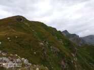 parte alta della cresta, si intravede la croce