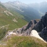 Passo della Chiave visto dalla cima