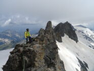 La cresta percorsa dal suo termine