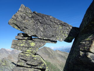 La bella finestra ad inizio cresta