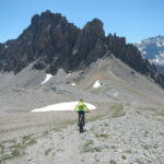 la bella discesa verso il Colle Albert