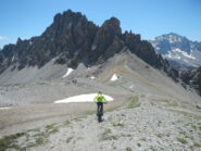 la bella discesa verso il Colle Albert