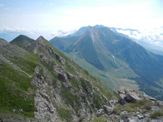 dal colletto vista sul Francais Pelouxe