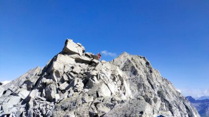 Cresta verso passo Casnile Nord