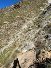 La placca da passare lungo il traverso. Da qui si evince che è maggiormente appoggiata rispetto ad altre immagini. Esposta, da passare con calma utilizzando le mani in alcuni tratti.