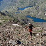 Durante la salita per la parte alta 