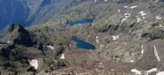 Laghi del Lausfer dalla vetta 
