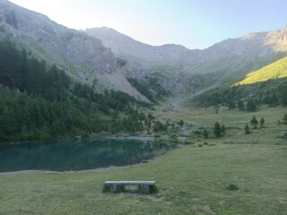 Il lago del Chisonetto.