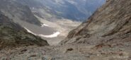 Discesa dal Passo dei Detriti verso il Rifugio Remondino 