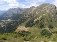 Quasi tutto l'itinerario visto dalla punta.