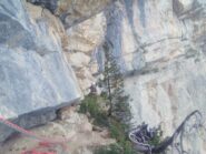 Il traverso dopo il diedro terroso