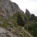 Il tratto per la forcella del Torrione 