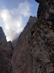 Ambiente severo sul lato Nord dello spigolo 