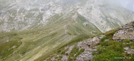 Discesa al Passo delle Saline 