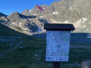 vista del tratto ascendente della cresta dal rif. Gastaldi