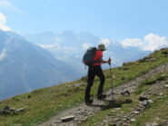 sentiero panoramicissimo dopo la Casa di caccia