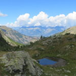 vista dall'alto del vallone di Savoney