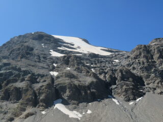 quel che resta del ghiacciaio della Becca di Suessa