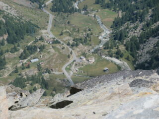 dalla Cima, a picco su Pont