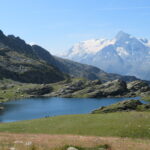 Il lago con il M. Pourri sullo sfondo