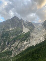 Il grande crollo nella zona Clocher des Planereuses e Cabane de Seleinaz