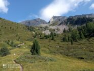 poco dopo Grieplalm, il risalto erboso da risalire