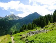 Sul tratto finale verso il vallone Forneris