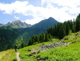 Sul tratto finale verso il vallone Forneris