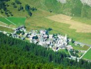 L'abitato del Bruil (Rhemes) dall'alto