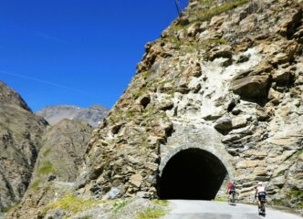 La breve galleria che immette nella parte finale