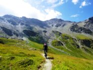 Verso il vallone, dopo il ref. Agnel